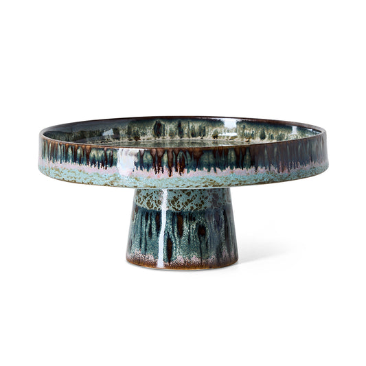 70s ceramics: bowl on base, birthstone