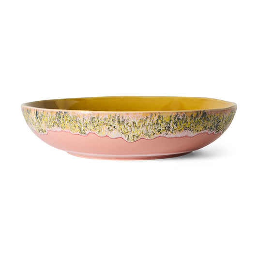 70s ceramics: serving bowl, macaron