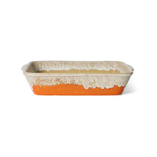 70s ceramics: oven dish small, fierce