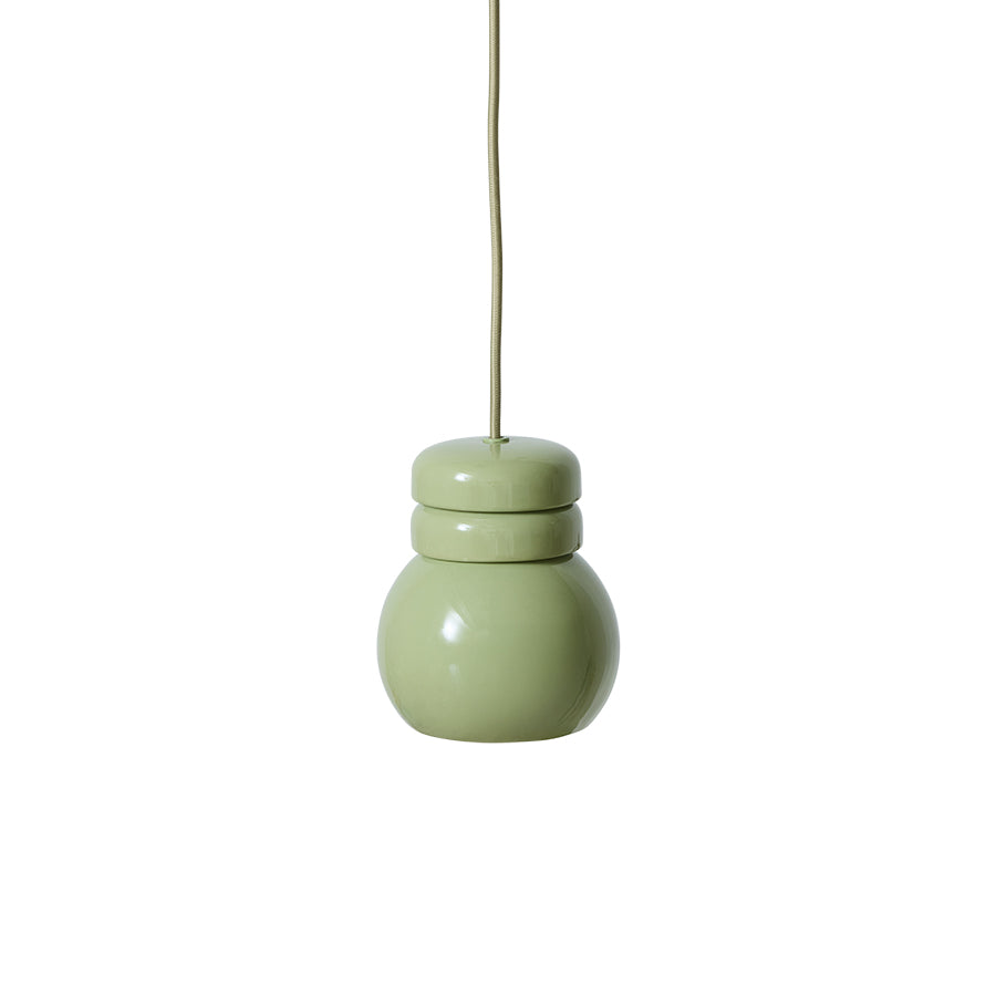 Bulb pendant lamp, pistachio