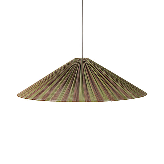 Plisse pendant lamp, verdura