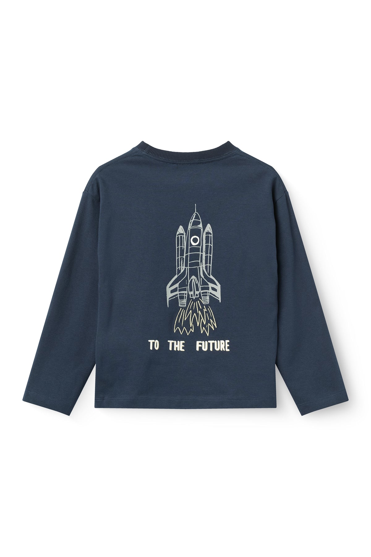Longsleeve T-shirt met Raket print Navy