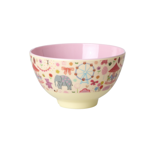 Melamine Kom – Pink Fun Fair – Klein 300 ml