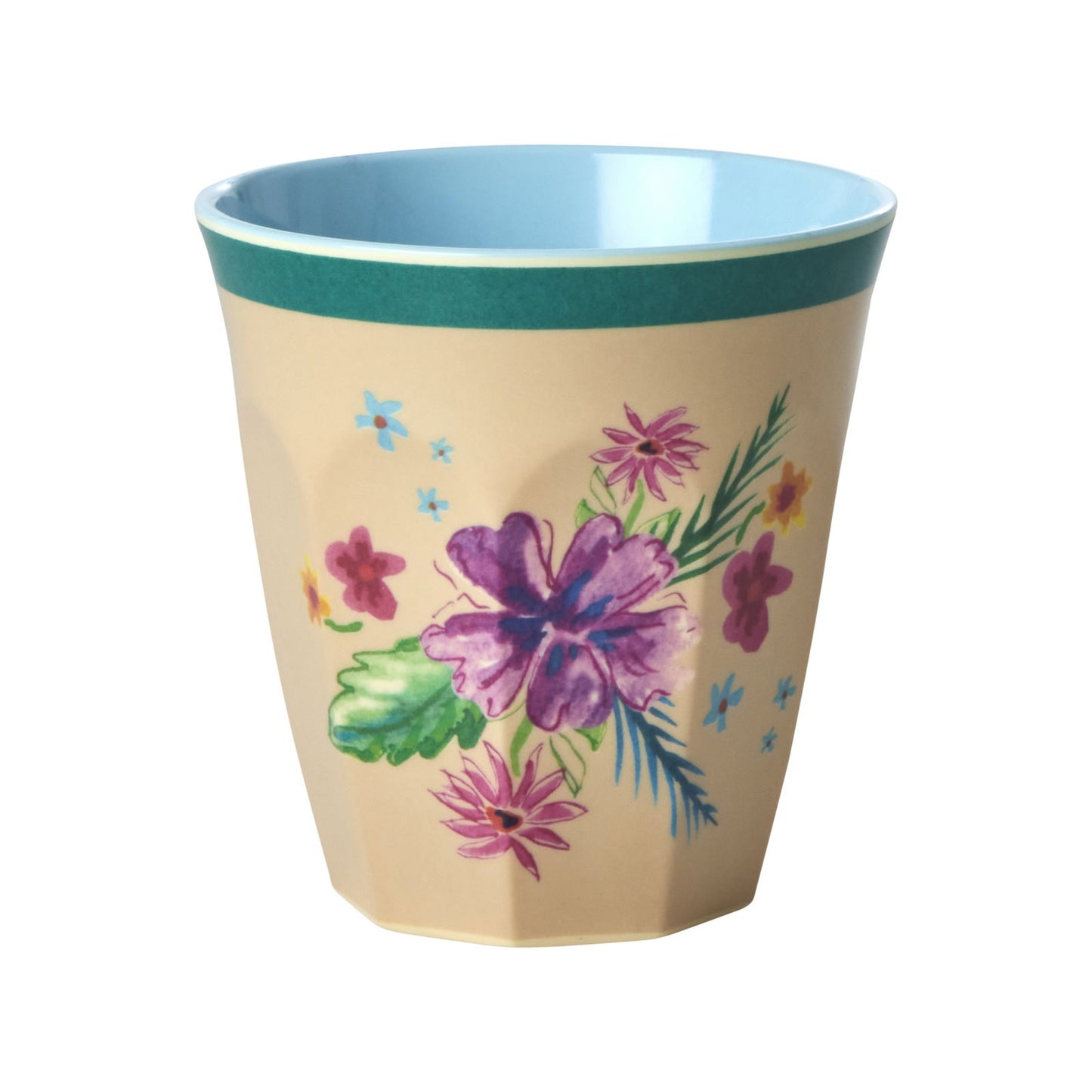 Melamine Cup with Arda Bloom Print - Medium -
