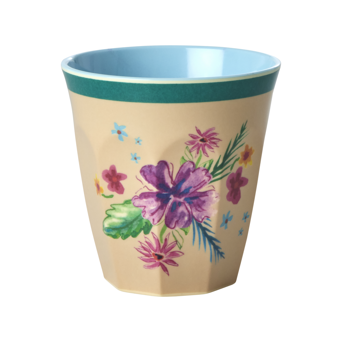 Melamine Cup with Arda Bloom Print - Medium -