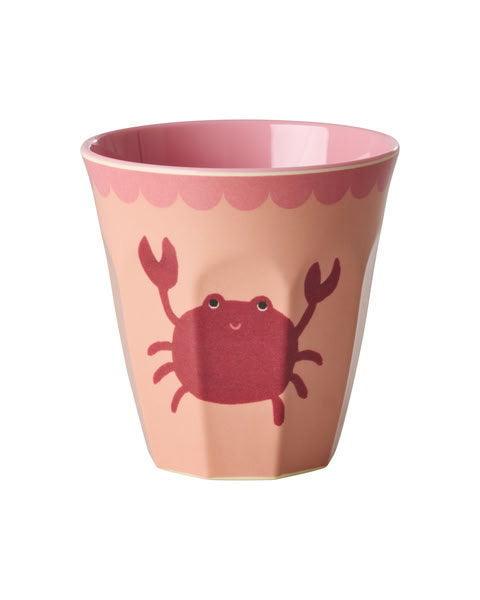 Melamine Beker – Crab Print – 250 ml