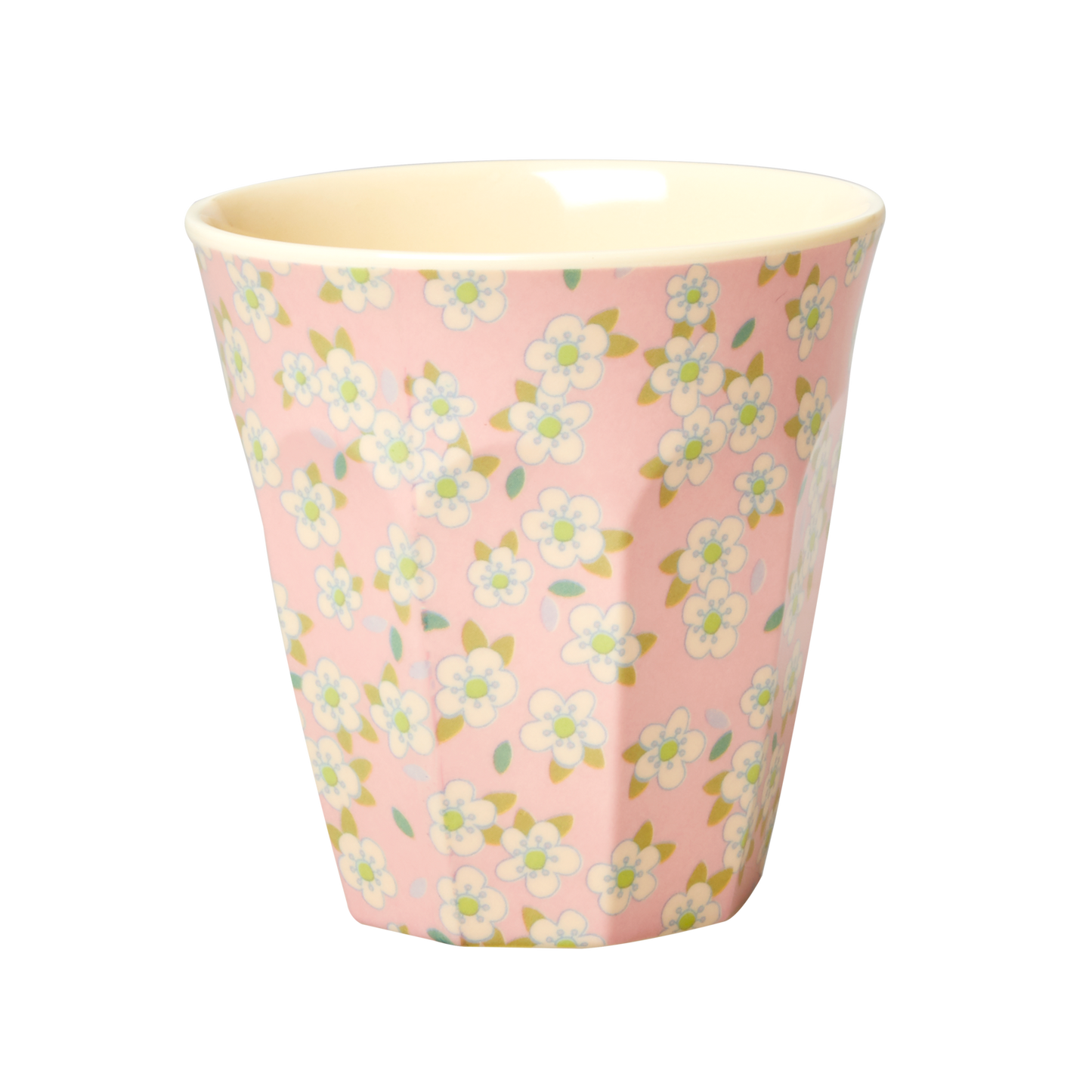 Melamine Beker met bloemenprint in 3 kleuren