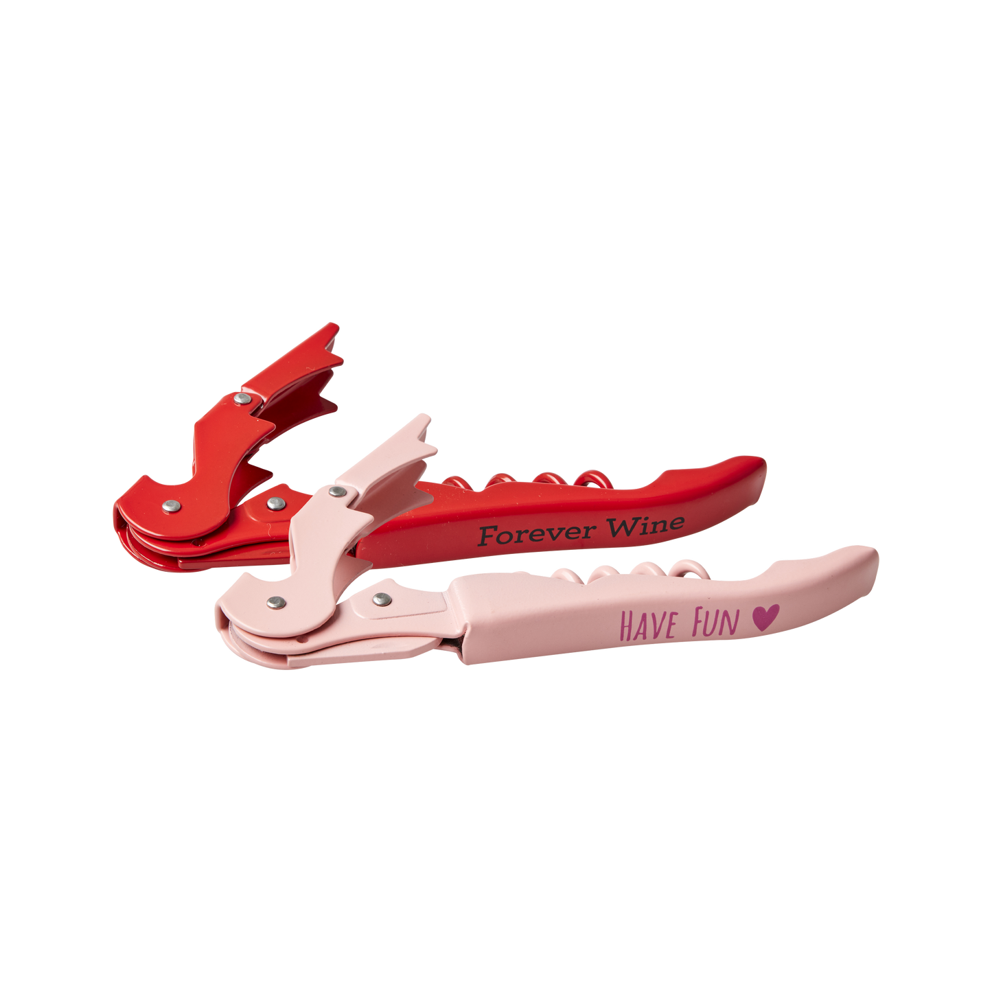Metalen Kurkentrekker Roze/Rood