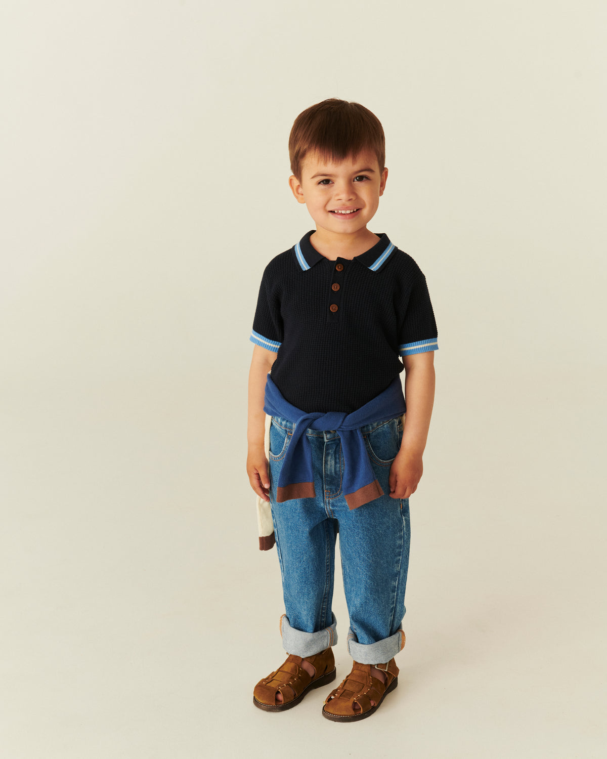 Organic Junior Jeans Regular Fit - Grijs en Blauw