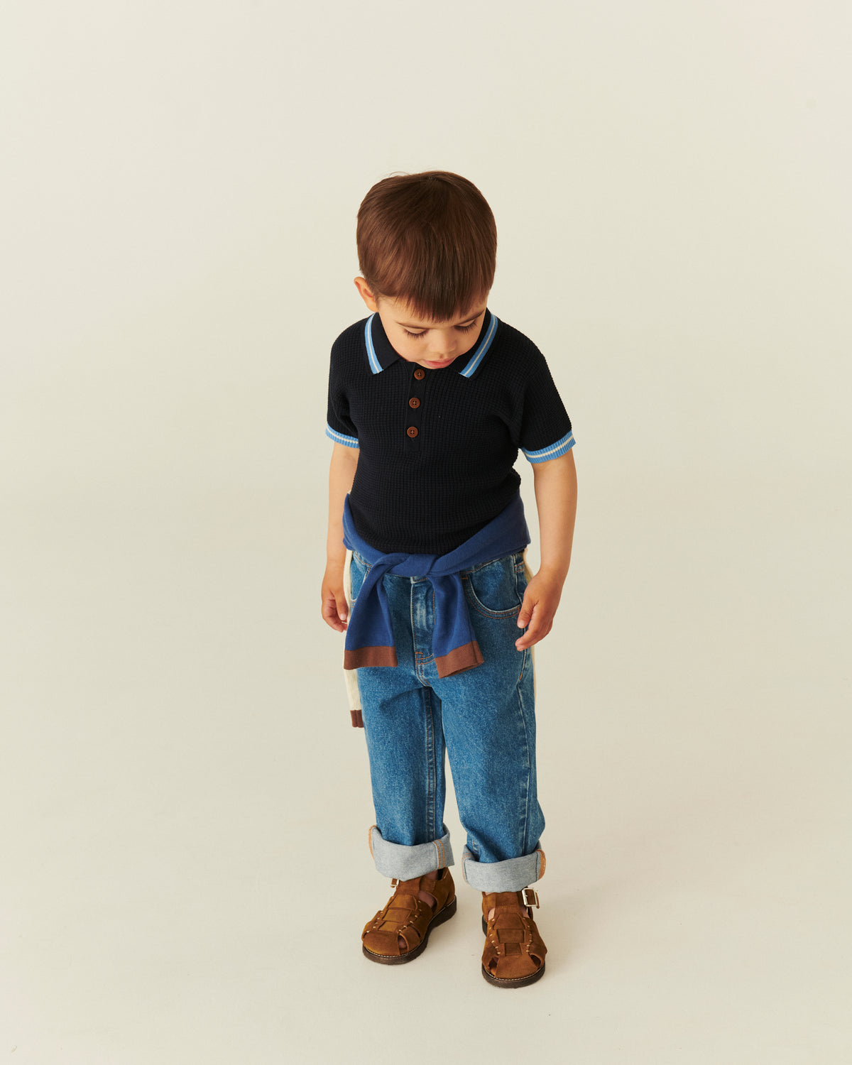 Organic Junior Jeans Regular Fit - Grijs en Blauw