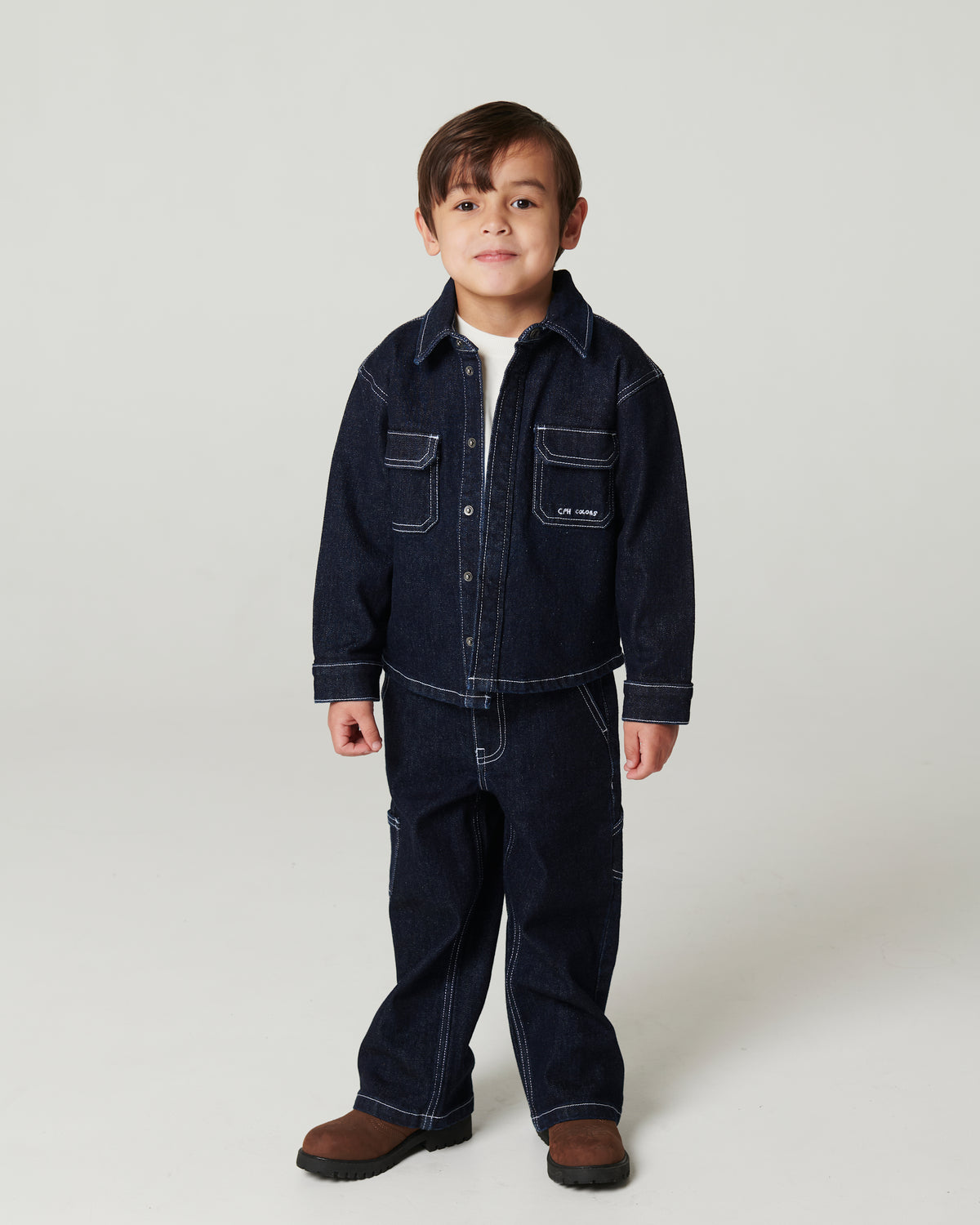 Organic Denim Overhemd Regular Fit Raw Denim