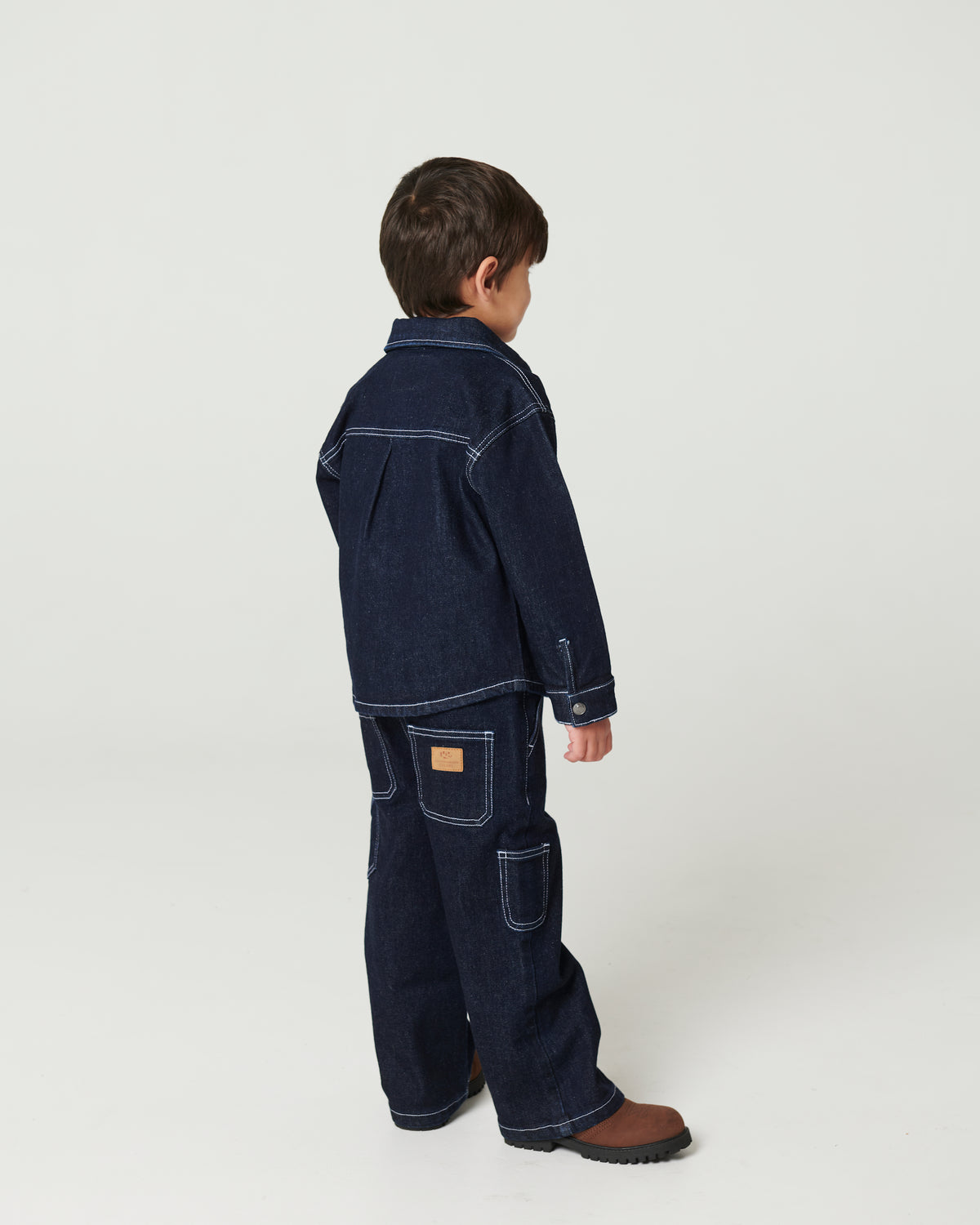 Organic Denim Overhemd Regular Fit Raw Denim