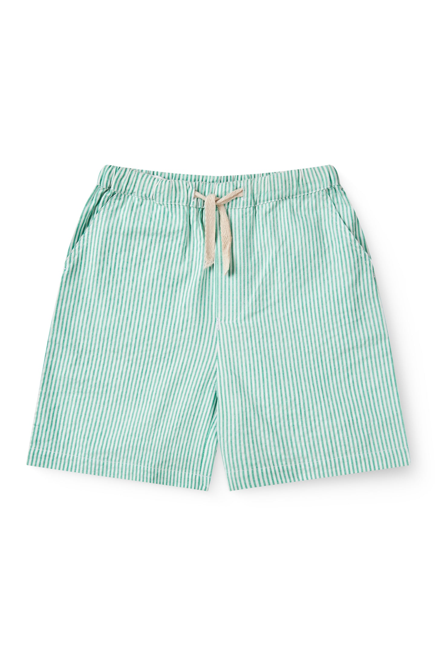 Seersucker Shorts met Koord