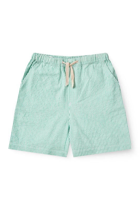 Seersucker Shorts met Koord