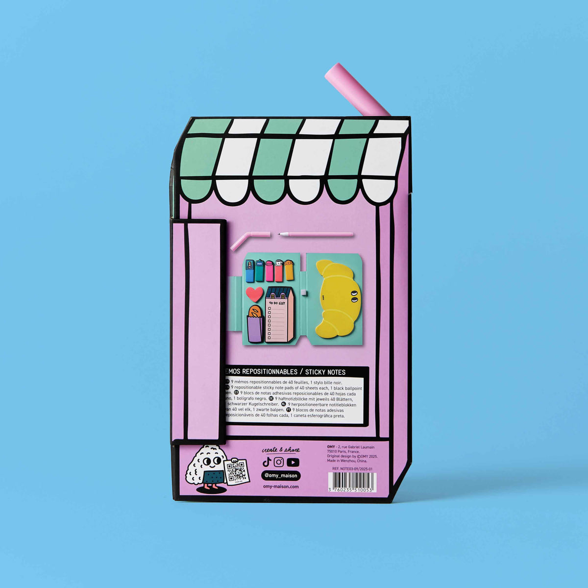 OMY Sticky notes – Paris