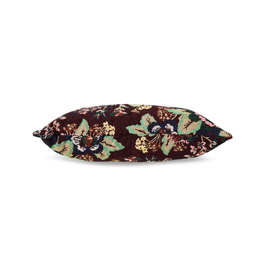 Woven cushion, night flower (60x35cm)
