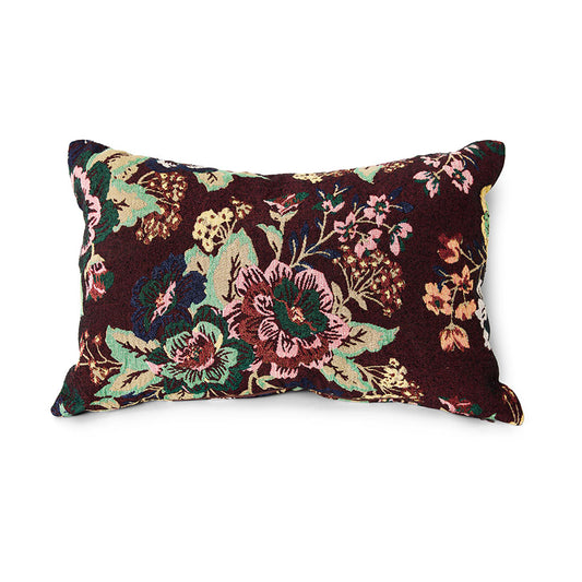 Woven cushion, night flower (60x35cm)
