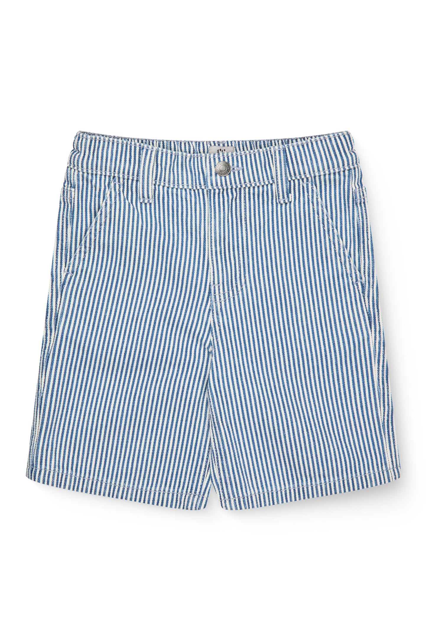 Y/D Gestreepte Twill Shorts