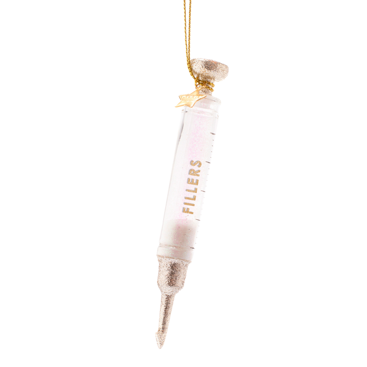 Vondels Kerstbal Fillerspuitje – Glas – 12 cm