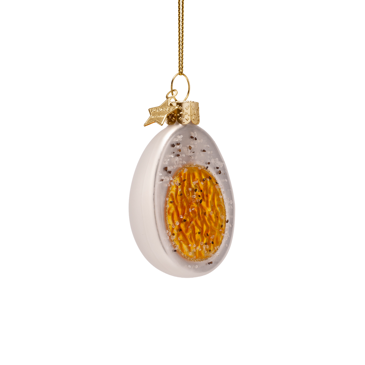 Vondels Kerstbal Gekookt Eitje – Glas – 7 cm