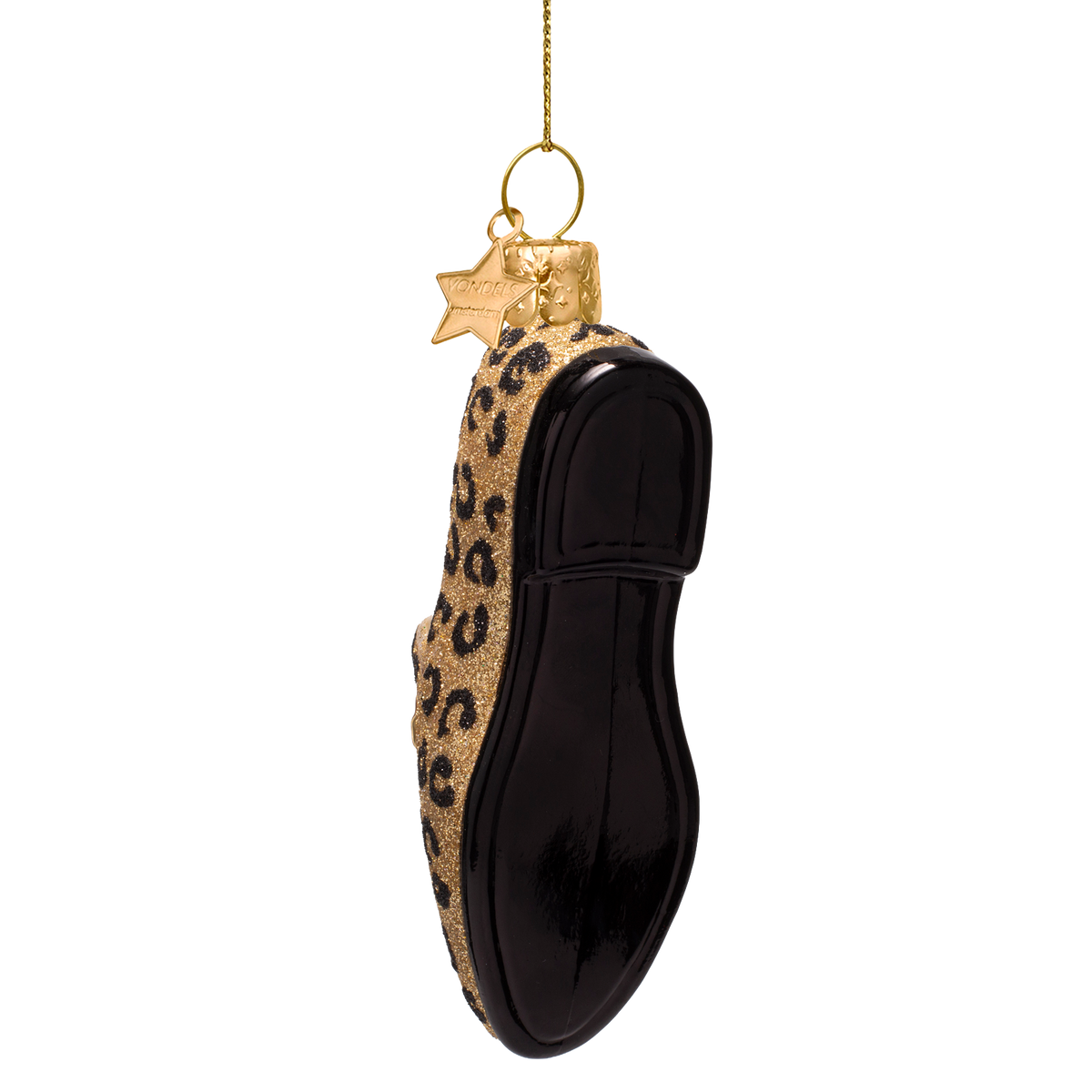 Vondels Kerstbal Panter Loafer – Goud – Glas – 12 cm