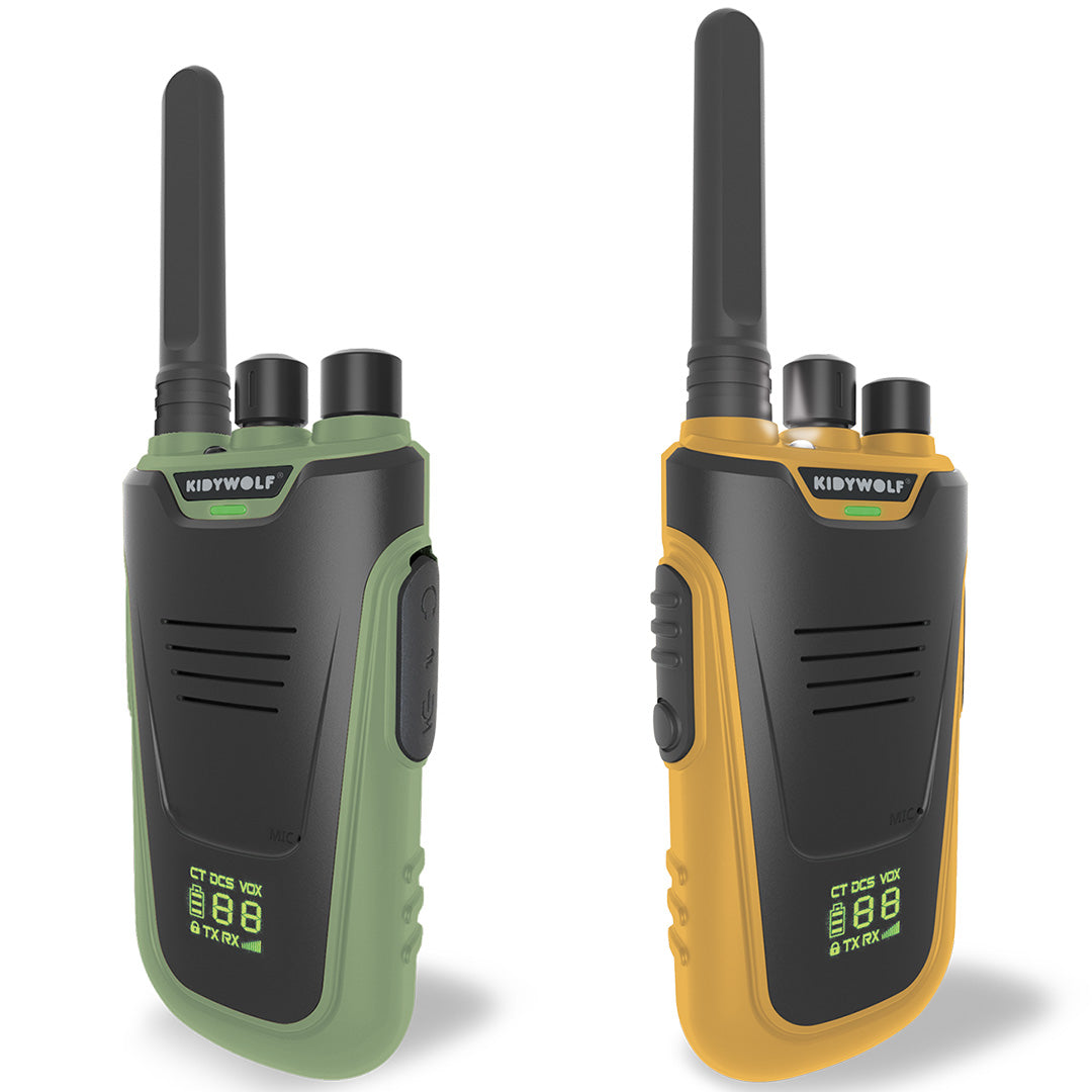 Kidywolf KIDYTALK Walkie Talkie – Groen/Geel